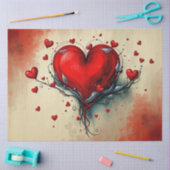 ロマンチック抽象芸術ゴシックティッシュペーパー 薄葉紙 (クラフト)