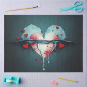 ロマンチック抽象芸術ゴシックティッシュペーパー 薄葉紙 (クラフト)