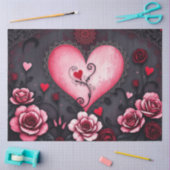 ロマンチック抽象芸術ゴシックティッシュペーパー 薄葉紙 (クラフト)