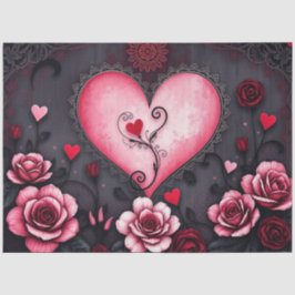 ロマンチック抽象芸術ゴシックティッシュペーパー 薄葉紙