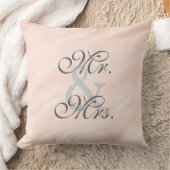 ロマンチック新婦赤面リバーシブルピロー クッション (ブランケット)