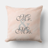 ロマンチック新婦赤面リバーシブルピロー クッション (正面)