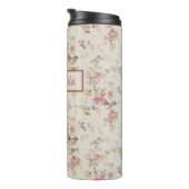 ロマンチック旧ファッションドバラプリントモノグラムの タンブラー (回転右)