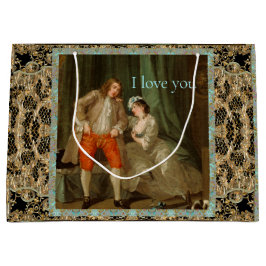 ロマンチック旧世界エレガントすべての行事 ラージペーパーバッグ