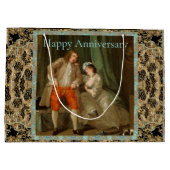 ロマンチック旧世界エレガントすべての行事 ラージペーパーバッグ (裏面)