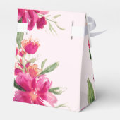 ロマンチック明るい赤紫色フローラウォーター結婚カラー フェイバーボックス (裏面サイド)