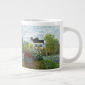 ロマンチック春の結婚式ヴィンテージモネガーデン ジャンボコーヒーマグカップ (右)