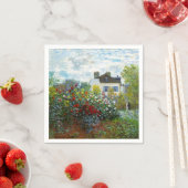 ロマンチック春の結婚式ヴィンテージモネガーデン スタンダードカクテルナプキン (インサイチュ)