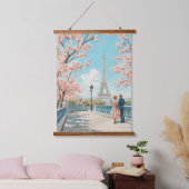 ロマンチック春インパリ 吊り下げ型タペストリー (寝室)