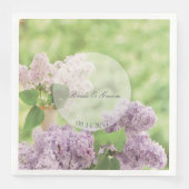 ロマンチック春フラワーフローラホワイト薄紫結婚ズ (正面)