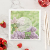 ロマンチック春フラワーフローラホワイト薄紫結婚ズ (インサイチュ)