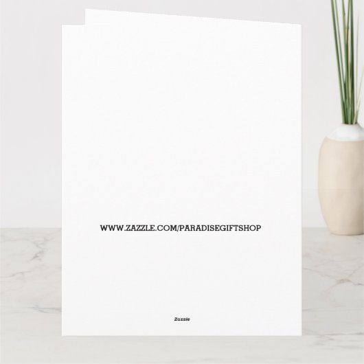 ロマンチック気のあるそぶりをしたなキスリップ誕生日ビッグカード カード (裏面)