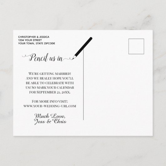 ロマンチック王室のなブルーバラ結婚式の日付を保存 案内ポストカード (裏面)