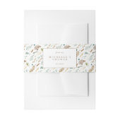 ロマンチック素朴なソープベリーバンドラベルラップ 招待状ベリーバンド (正面例)