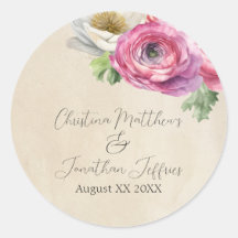 ロマンチック素朴なピンクと白のランヌカルス