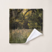 ロマンチック素朴なフローラ魅惑された森の花Ba バスタオルセット (ウォッシュタオル)