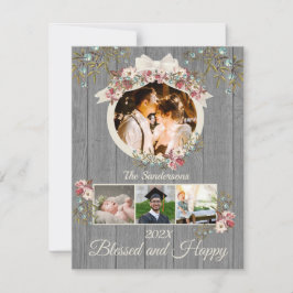 ロマンチック素朴な休日4フォトコラージュ