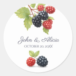 ロマンチック素朴な秋のベリ結婚ーの写真バック ラウンドシール