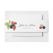 ロマンチック素朴な秋のベリ結婚ーの写真バック 招待状ベリーバンド (正面例)