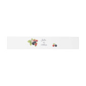 ロマンチック素朴な秋のベリ結婚ーの写真バック 招待状ベリーバンド (フラット)