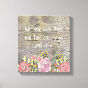 ロマンチック素朴シック キャンバスプリント