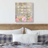 ロマンチック素朴シック キャンバスプリント (インサイチュ (寝室))