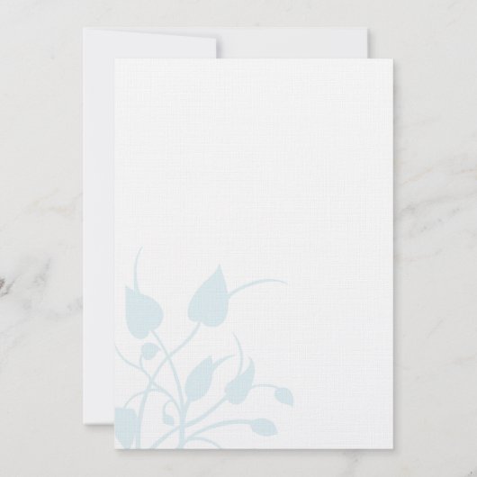 ロマンチック素朴ハミングバードキスラブバードウェディング 招待状 (裏面)