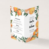 ロマンチック結婚なオレンジのセレモニー (外部)