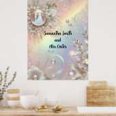 ロマンチック結婚なカップル ポスター (キッチン)