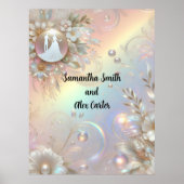 ロマンチック結婚なカップル ポスター (正面)