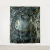 ロマンチック結婚なゴシックのアーチハロウィーン写真ブース タペストリー (正面)