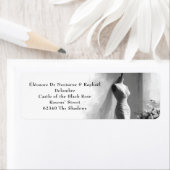 ロマンチック結婚なスケッチの戻りラベル ラベル (インサイチュ)