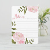 ロマンチック結婚なフローラのアドバイスカード アドバイスカード (スタンド正面)