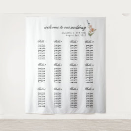 ロマンチック結婚なフローラのタペストリー装飾 タペストリー