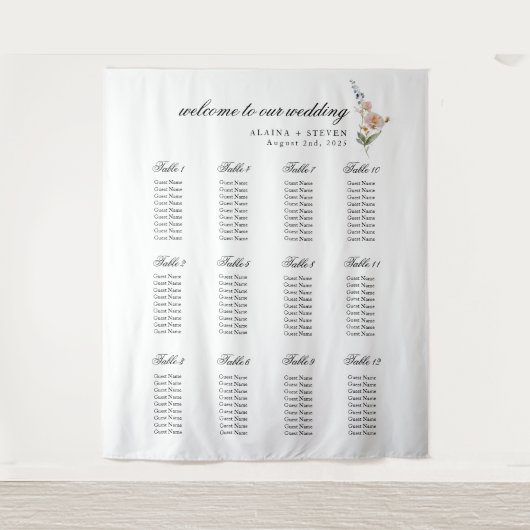 ロマンチック結婚なフローラのタペストリー装飾 タペストリー (正面)