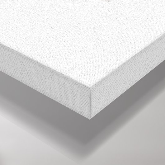 ロマンチック結婚なフローラの歓迎ポスター キャンバスプリント (コーナー (底面))