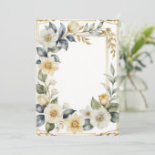 ロマンチック結婚なフローラ 招待状 (スタンド正面)