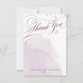 ロマンチック結婚なプラムの書感謝していはあなた サンキューカード