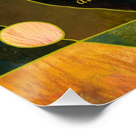 ロマンチック結婚な恋の木の形見 |式 ポスター (コーナー)