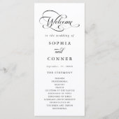 ロマンチック結婚な書道の儀式 プログラム (正面)