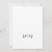 ロマンチック結婚な美学の映画のポスター写真 招待状 (裏面)