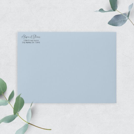 ロマンチック結婚な脚本の差出人住所 セルフインキングスタンプ