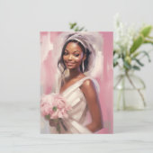 ロマンチック結婚な花嫁 招待状 (スタンド正面)