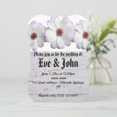 ロマンチック結婚な運命の花の運命 招待状 (スタンド正面)