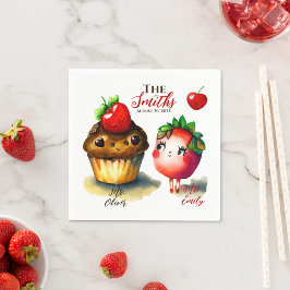 ロマンチック結婚な スタンダードカクテルナプキン