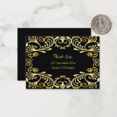 ロマンチック結婚イスラームサンキューカード ノートカード (正面/裏面インサイチュ)