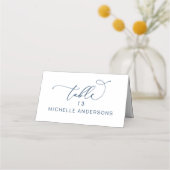 ロマンチック結婚エレガンスディナーゲストネームプレイス プレイスカード (裏面)