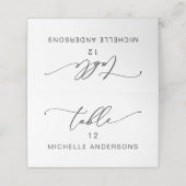 ロマンチック結婚エレガンスディナーゲストネームプレイス プレイスカード (外部開封)