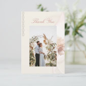 ロマンチック結婚バラサンキューカード サンキューカード (スタンド正面)