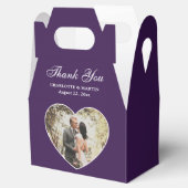 ロマンチック結婚パープルの写真 フェイバーボックス (オープン)